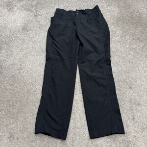 Bass Outdoor Hiking Pants Womens Small Black Straight Leg Trekking Trail